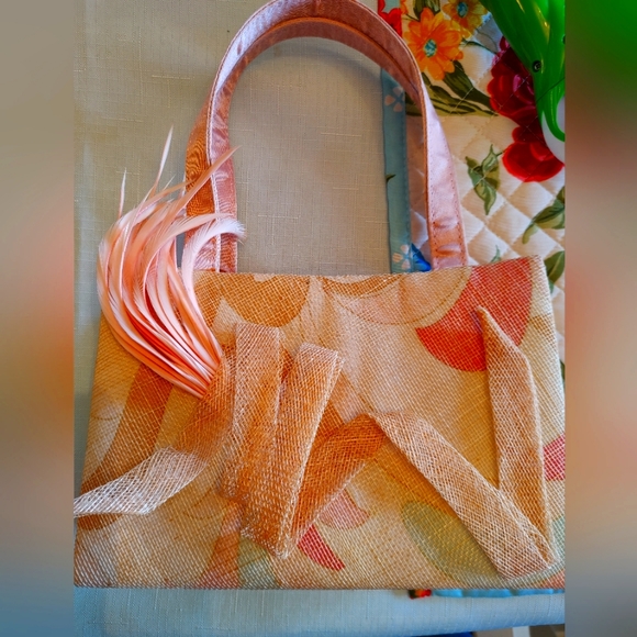 unbranded Bags Vintage Pink Feather Handbag Poshmark